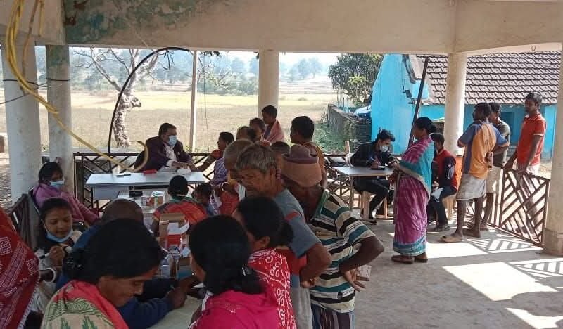 नोवामुंडी में टाटा स्टील फाउंडेशन द्वारा स्वास्थ्य शिविर आयोजित