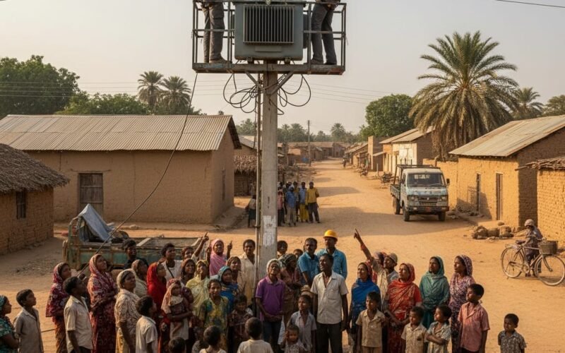 बूड़ासाई गांव में दो महीने बाद बदला जला ट्रांसफार्मर, पूर्व मंत्री गागराई की पहल पर लौटी बिजली