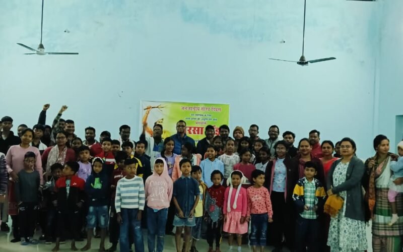 तुरामडीह में यूसिल एसटी कर्मचारी संघ ने मनाई भगवान बिरसा मुंडा की 150वीं जयंती