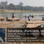 अवैध बालू खनन पर जिला प्रशासन की सख्ती, शहरबेड़ा और सापड़ा घाट में 10 डोंगी नावें विनष्ट