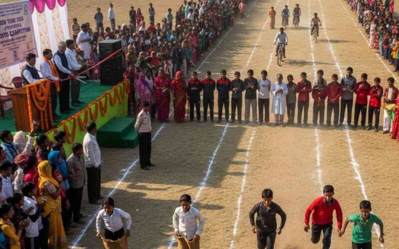 बंदगांव में दो दिवसीय नववर्ष खेलकूद प्रतियोगिता का आयोजन