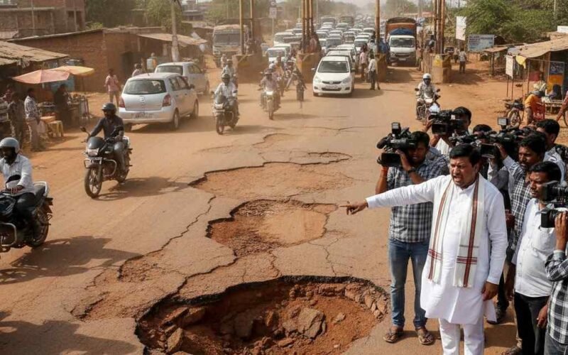 जर्जर चाईबासा–सरायकेला–कांड्रा मार्ग पर टोल वसूली को लेकर पवन शंकर पांडेय ने जताई नाराजगी