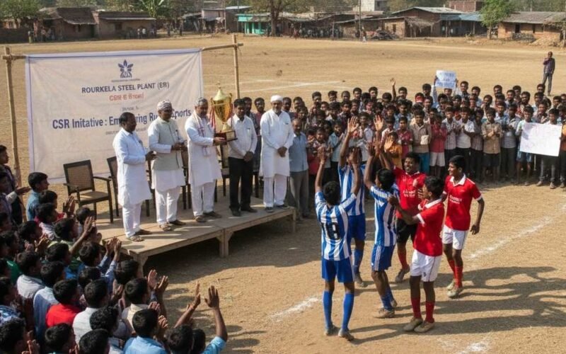 आरएसपी की पहल: कोपसिंगा में प्रखंड स्तरीय ग्रामीण फुटबॉल टूर्नामेंट संपन्न, सारूबहाल की टीम बनी विजेता