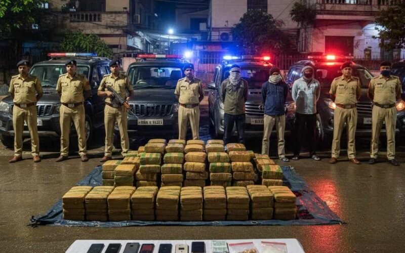 राउरकेला : 502.4 किलो गांजा के साथ छह आरोपी गिरफ्तार, चार वाहन जब्त