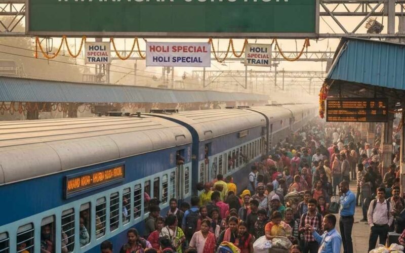 होली पर अतिरिक्त भीड़ को देखते हुए आनंद विहार–खुर्दा रोड के बीच स्पेशल ट्रेन