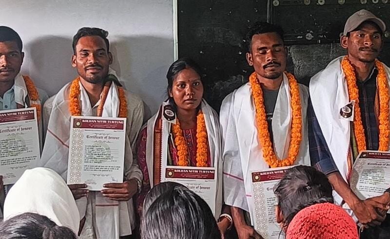 KNT CKP ने CISF, BSF व CRPF में चयनित पाँच युवाओं को किया सम्मानित