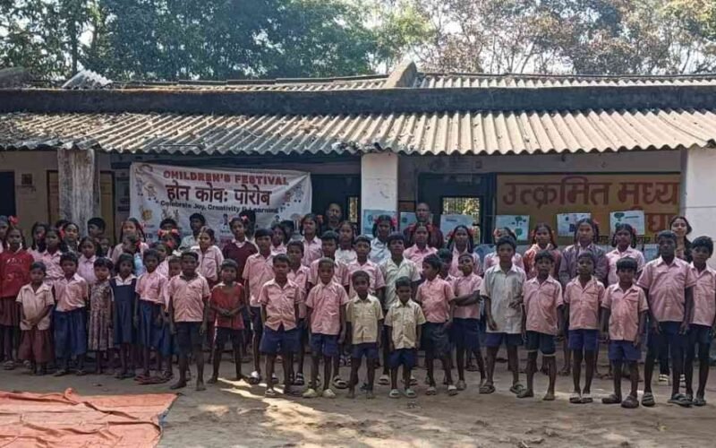 सारंडा के दीघा विद्यालय में भव्य बाल मेला आयोजित