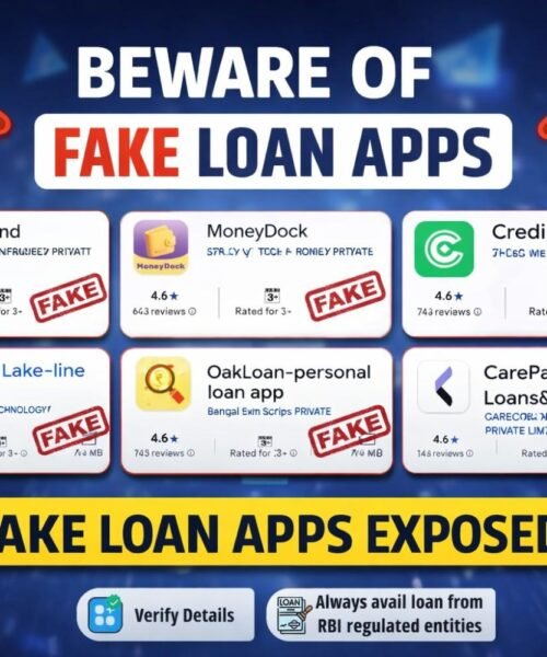 गृह मंत्रालय व I4C की चेतावनी: फर्जी लोन ऐप्स से सावधान रहें