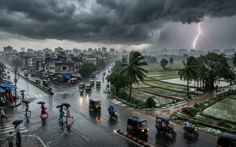 पश्चिमी विक्षोभ का असर: देशभर में बारिश, ओलावृष्टि और तेज हवाओं का अलर्ट
