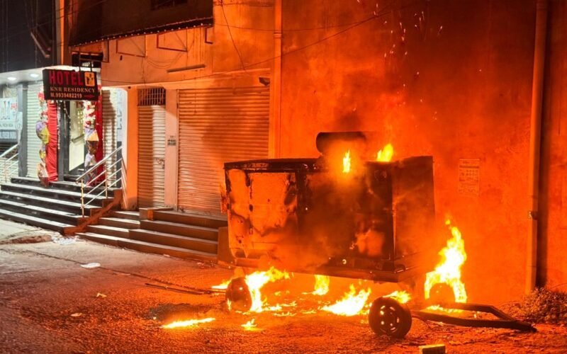 होटल केएनआर रेजिडेंस में जनरेटर में आग, बड़ा हादसा टला