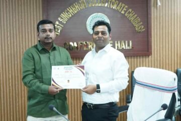 सड़क दुर्घटना में घायलों की मदद करने पर त्रिशानु राय सम्मानित