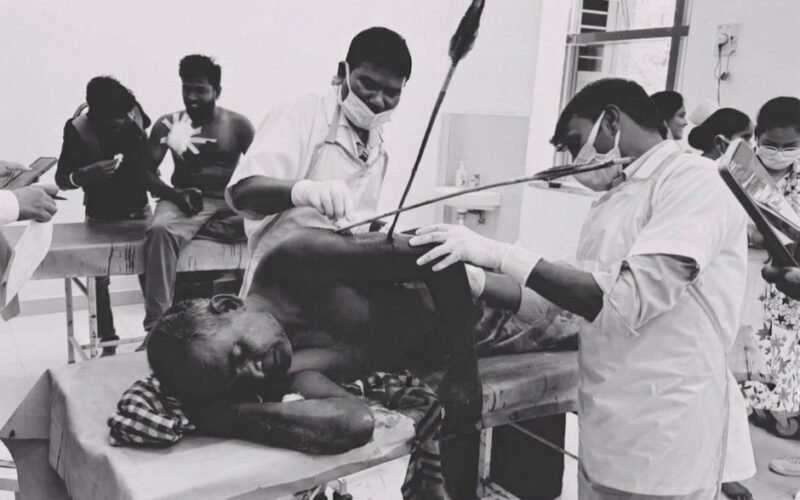 झींकपानी में सब्जी विक्रेता पर तीर से जानलेवा हमला, हालत गंभीर