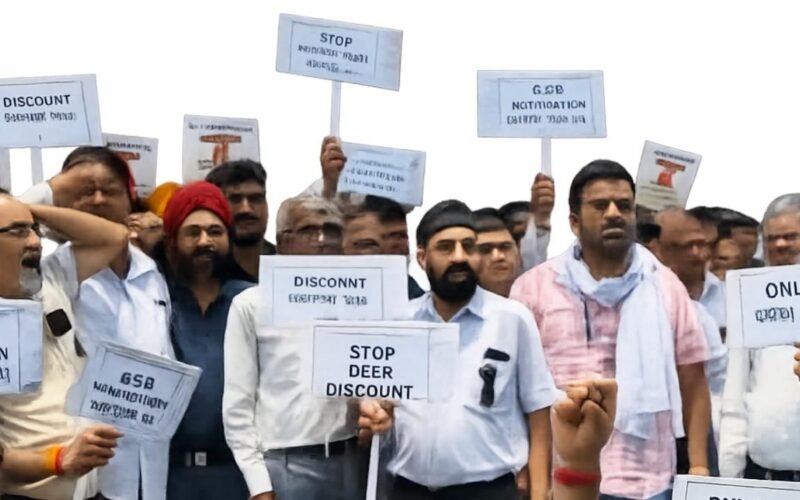 जमशेदपुर में ऑनलाइन दवा बिक्री के विरोध में केमिस्ट एंड ड्रग एसोसिएशन का अनिश्चितकालीन धरना शुरू