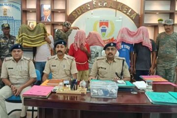 बंद कंपनी से लोहे की चोरी का खुलासा, छह आरोपी गिरफ्तार