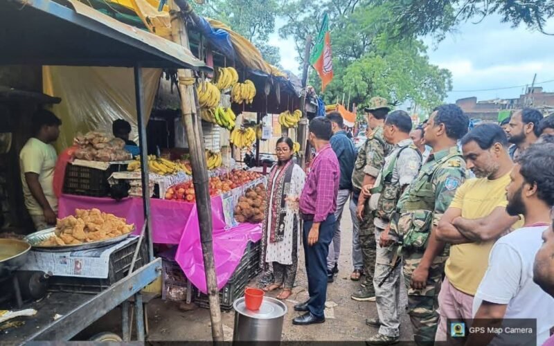 जगन्नाथपुर में खाद्य सुरक्षा विभाग की बड़ी कार्रवाई: एक्सपायरी उत्पाद नष्ट, बिना लेबल खाद्य सामग्री पर नोटिस