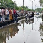 भुइयांडीह लिट्टी चौक में जलजमाव का जायजा लेने पहुंचीं विधायक पूर्णिमा दास साहू, अधिकारियों को दिए त्वरित समाधान के निर्देश